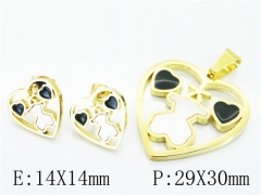 HY 316L Stainless Steel jewelry Bears Set-HY64S1220HIF