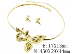 HY 316L Stainless Steel jewelry Animal Style Set-HY64S1265ILV