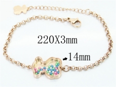 HY Stainless Steel 316L Bracelet (Bear Style)-HY90B0429IGG