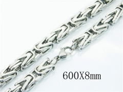 HY Wholesale Stainless Steel 316L Byzantine Chain-HY55N0524HOE