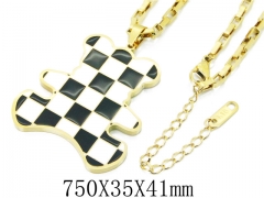HY Wholesale Stainless Steel 316L Jewelry Necklaces-HY80N0452HML