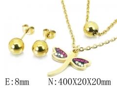 HY 316L Stainless Steel jewelry Animal Style Set-HY85S0348OR