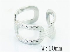 HY Wholesale Stainless Steel 316L Open Rings-HY20R0164MS