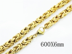 HY Wholesale Stainless Steel 316L Byzantine Chain-HY55N0523IHF