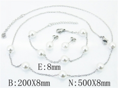 HY Stainless Steel jewelry Pearl Set-HY59S1739HHE