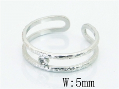 HY Wholesale Stainless Steel 316L Open Rings-HY20R0245LL
