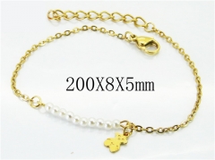 HY Stainless Steel 316L Bracelet (Bear Style)-HY64B1458OQ