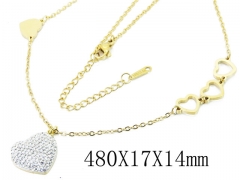 HY Wholesale Stainless Steel 316L Jewelry Necklaces-HY49N0011HIE