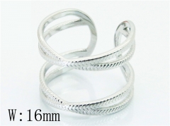 HY Wholesale Stainless Steel 316L Open Rings-HY20R0174ML