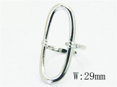 HY Wholesale Stainless Steel 316L Open Rings-HY20R0259MW