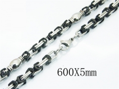 HY Wholesale Stainless Steel 316L Byzantine Chain-HY55N0521HNW