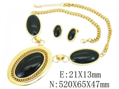 HY Wholesale 316L Stainless Steel Jewelry Set-HY64S1267IJR