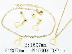 HY Wholesale 316L Stainless Steel Lover jewelry Set-HY59S1738MW
