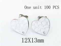 HY Wholesale Stainless Steel 316L Earrings Fitting-HY70A1760JVV