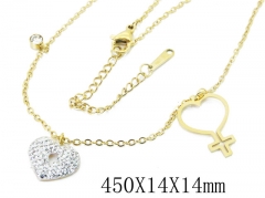 HY Wholesale Stainless Steel 316L Jewelry Necklaces-HY49N0015HHC