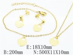 HY Wholesale 316L Stainless Steel Lover jewelry Set-HY59S1732ME