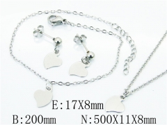 HY Wholesale 316L Stainless Steel Lover jewelry Set-HY59S1729LX