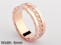 HY Wholesale 316L Stainless Steel CZ Rings-HY0038R080