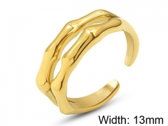 HY Wholesale 316L Stainless Steel Open Rings-HY0039R102