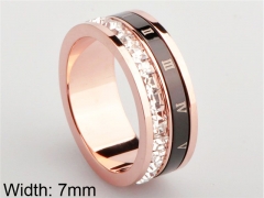 HY Wholesale 316L Stainless Steel CZ Rings-HY0038R111