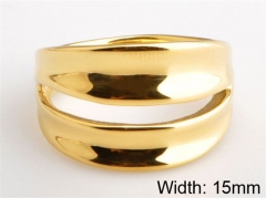 HY Wholesale 316L Stainless Steel Hollow Rings-HY0038R029