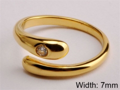 HY Wholesale 316L Stainless Steel Open Rings-HY0038R013