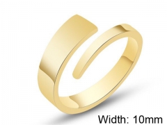 HY Wholesale 316L Stainless Steel Open Rings-HY0039R177