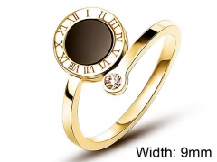 HY Wholesale 316L Stainless Steel CZ Rings-HY0039R106