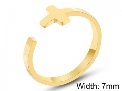 HY Wholesale 316L Stainless Steel Open Rings-HY0039R040