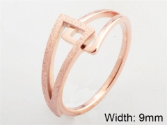 HY Wholesale 316L Stainless Steel Hollow Rings-HY0038R024