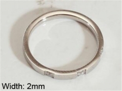 HY Wholesale 316L Stainless Steel CZ Rings-HY0037R095