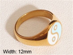 HY Wholesale 316L Stainless Steel Religion Rings-HY0037R049