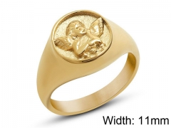 HY Wholesale 316L Stainless Steel Religion Rings-HY0039R092