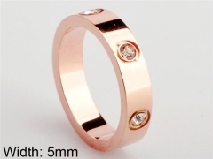 HY Wholesale 316L Stainless Steel CZ Rings-HY0038R042