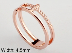 HY Wholesale 316L Stainless Steel Hollow Rings-HY0038R146