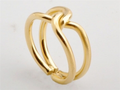 HY Wholesale 316L Stainless Steel Hollow Rings-HY0038R028