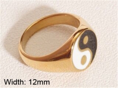 HY Wholesale 316L Stainless Steel Religion Rings-HY0037R048