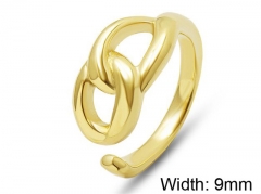 HY Wholesale 316L Stainless Steel Open Rings-HY0039R166