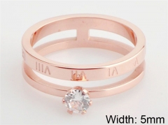 HY Wholesale 316L Stainless Steel CZ Rings-HY0038R140