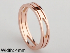 HY Wholesale 316L Stainless Steel Hollow Rings-HY0038R139