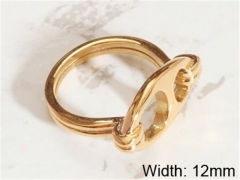 HY Wholesale 316L Stainless Steel Hollow Rings-HY0037R028