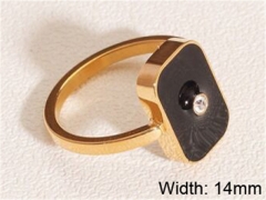 HY Wholesale 316L Stainless Steel CZ Rings-HY0037R055