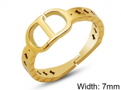 HY Wholesale 316L Stainless Steel Hollow Rings-HY0039R159