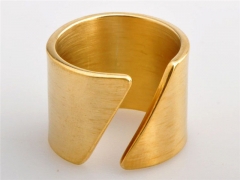HY Wholesale 316L Stainless Steel Open Rings-HY0038R019