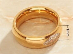 HY Wholesale 316L Stainless Steel CZ Rings-HY0037R030