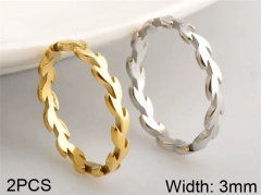 HY Wholesale 316L Stainless Steel Rings-HY0038R078