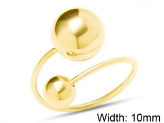 HY Wholesale 316L Stainless Steel Open Rings-HY0039R058
