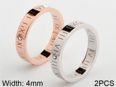 HY Wholesale 316L Stainless Steel CZ Rings-HY0038R150