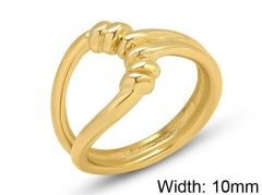 HY Wholesale 316L Stainless Steel Hollow Rings-HY0039R050