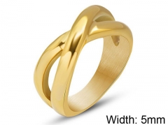 HY Wholesale 316L Stainless Steel Hollow Rings-HY0039R070